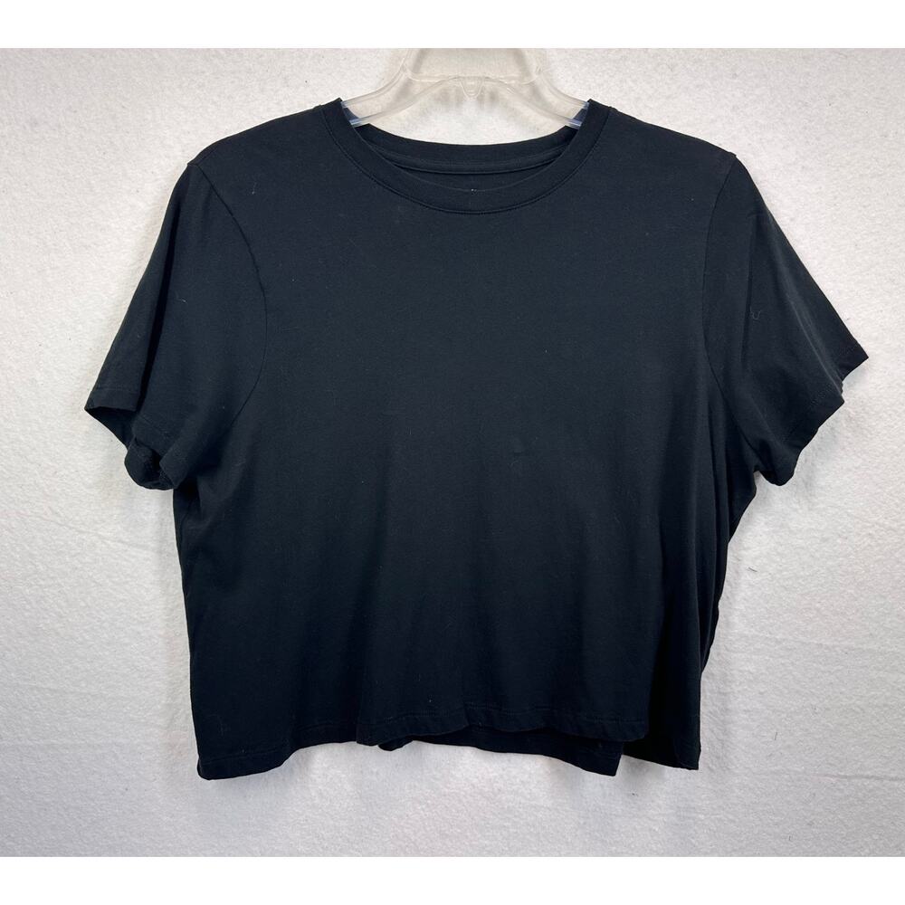 Bundle of Three Madewell Softfade Cotton Boxy Tees Size L Green, Brown, Black - Picture 9 of 10